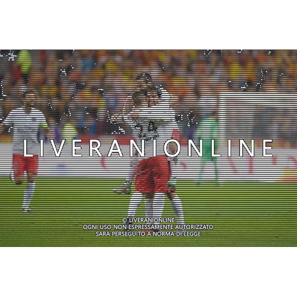 Joie Yohan CABAYE / Maxwell SHERRER / Marco VERRATTI - 17.10.2014 - Lens / Paris Saint Germain - 10eme journee de Ligue 1 - Photo : Andre Ferreira / Icon Sport AG ALDO LIVERANI SAS ONLY ITALY