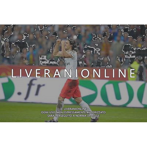 Joie Edinson CAVANI - 17.10.2014 - Lens / Paris Saint Germain - 10eme journee de Ligue 1 - Photo : Andre Ferreira / Icon Sport AG ALDO LIVERANI SAS ONLY ITALY