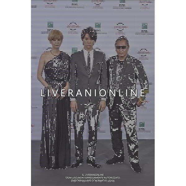 Roma - 18/10/2014 - Auditorium Parco della Musica - Festival Internazionale del Film di Roma - Photocall del film \' As the Gods Will \' - nella foto: da dx Hirona Yamazaki Sota Fukushi ed il regista Takaski Miike / Ph. Fabrizio Corradetti - Ag. Aldo Liverani sas