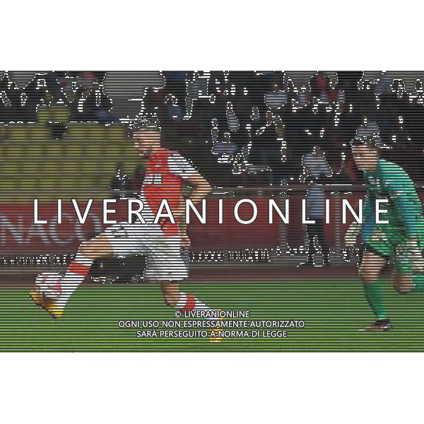 But de Yannick Ferreira Carrasco - 18.10.2014 - Monaco / Evian Thonon - 10eme journee de Ligue 1 Photo : Neal Simpson / Icon Sport /AGENZIA ALDO LIVERANI SAS - ITALY ONLY - EDITORIAL USE ONLY