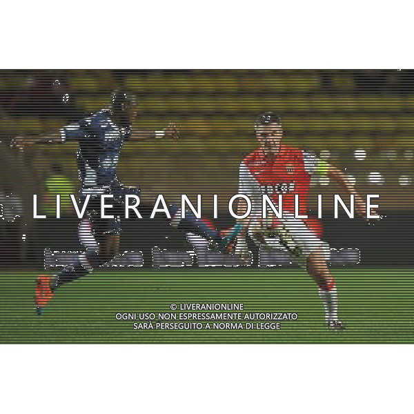 Djakaridja Kone / Jeremy Toulalan - 18.10.2014 - Monaco / Evian Thonon - 10eme journee de Ligue 1 Photo : Neal Simpson / Icon Sport /AGENZIA ALDO LIVERANI SAS - ITALY ONLY - EDITORIAL USE ONLY