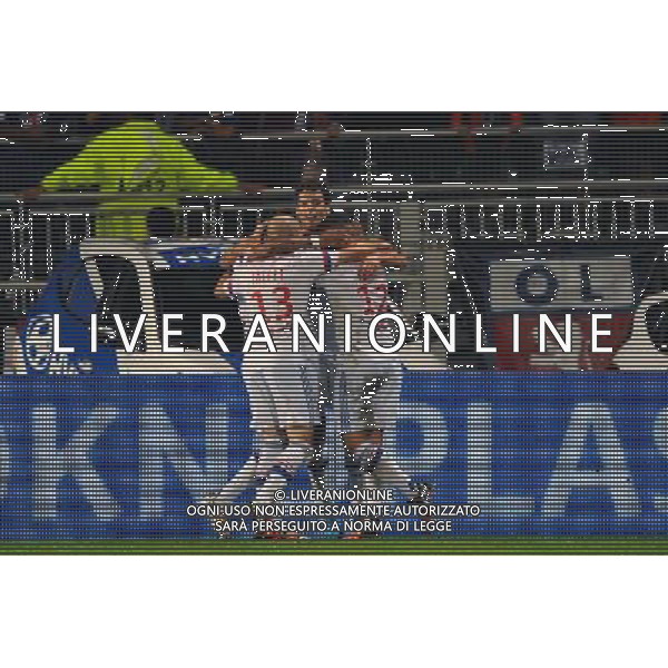 JOIE DE Yoann GOURCUFF - 19.10.2014 - Lyon / Montpellier - 10eme journee de Ligue 1 Photo : Jean Paul Thomas / Icon Sport AG ALDO LIVERANI SAS ONLY ITALY