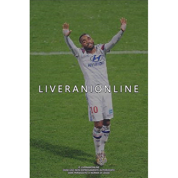 JOIE Alexandre LACAZETTE - 19.10.2014 - Lyon / Montpellier - 10eme journee de Ligue 1 Photo : Jean Paul Thomas / Icon Sport AG ALDO LIVERANI SAS ONLY ITALY