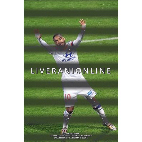 JOIE Alexandre LACAZETTE - 19.10.2014 - Lyon / Montpellier - 10eme journee de Ligue 1 Photo : Jean Paul Thomas / Icon Sport AG ALDO LIVERANI SAS ONLY ITALY