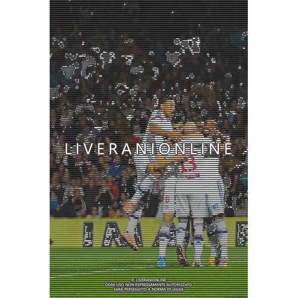 JOIE DE LYON - 19.10.2014 - Lyon / Montpellier - 10eme journee de Ligue 1 Photo : Jean Paul Thomas / Icon Sport AG ALDO LIVERANI SAS ONLY ITALY