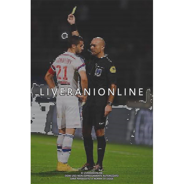 Maxime GONALONS / Bartolomeu VARELA - 19.10.2014 - Lyon / Montpellier - 10eme journee de Ligue 1 Photo : Jean Paul Thomas / Icon Sport AG ALDO LIVERANI SAS ONLY ITALY