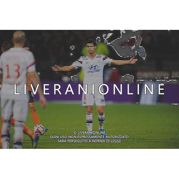 Yoann GOURCUFF - 19.10.2014 - Lyon / Montpellier - 10eme journee de Ligue 1 Photo : Jean Paul Thomas / Icon Sport AG ALDO LIVERANI SAS ONLY ITALY