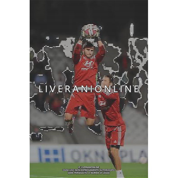 Anthony LOPES / Mathieu GORGELIN - 19.10.2014 - Lyon / Montpellier - 10eme journee de Ligue 1 Photo : Jean Paul Thomas / Icon Sport AG ALDO LIVERANI SAS ONLY ITALY