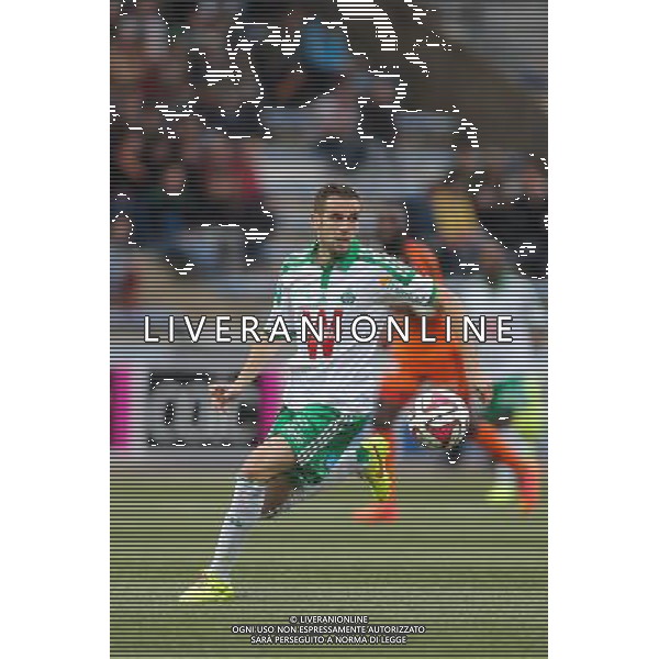 Benjamin CORGNET - 18.10.2014 - Lorient / Saint Etienne - 10eme journee de Ligue 1 Photo : Vincent Michel / Icon Sport /Agenzia Aldo Liverani sas - ITALY ONLY - EDITORIAL USE ONLY