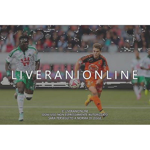 Benjamin JEANNOT - 18.10.2014 - Lorient / Saint Etienne - 10eme journee de Ligue 1 Photo : Vincent Michel / Icon Sport /Agenzia Aldo Liverani sas - ITALY ONLY - EDITORIAL USE ONLY