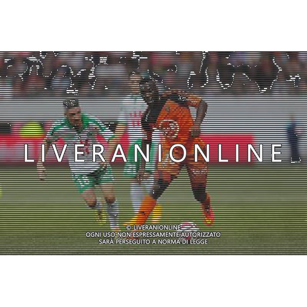 Gilles SUNU - 18.10.2014 - Lorient / Saint Etienne - 10eme journee de Ligue 1 Photo : Vincent Michel / Icon Sport /Agenzia Aldo Liverani sas - ITALY ONLY - EDITORIAL USE ONLY