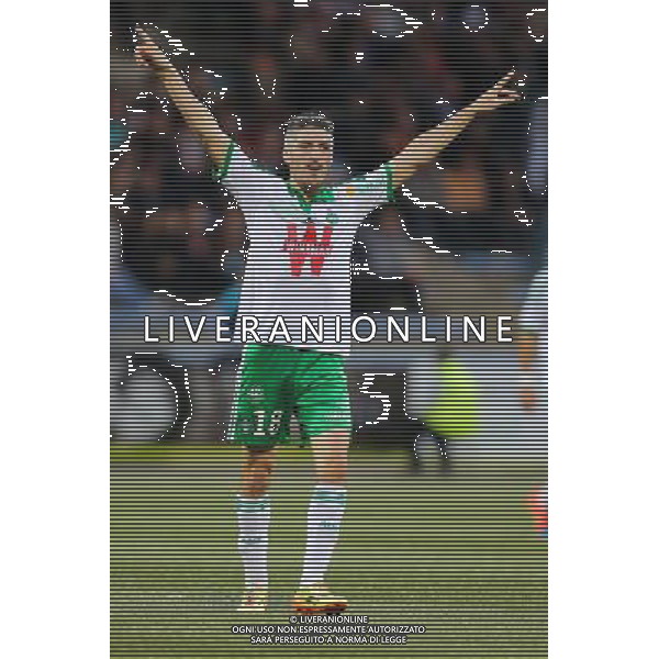 Joie Fabien LEMOINE - 18.10.2014 - Lorient / Saint Etienne - 10eme journee de Ligue 1 Photo : Vincent Michel / Icon Sport /Agenzia Aldo Liverani sas - ITALY ONLY - EDITORIAL USE ONLY