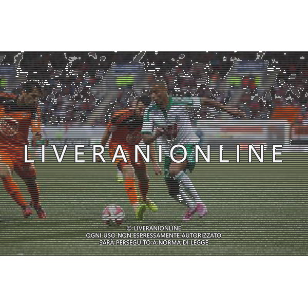 Kevin MONNET PAQUET - 18.10.2014 - Lorient / Saint Etienne - 10eme journee de Ligue 1 Photo : Vincent Michel / Icon Sport /Agenzia Aldo Liverani sas - ITALY ONLY - EDITORIAL USE ONLY