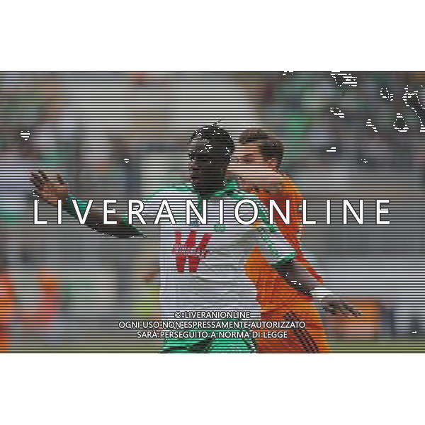 Moustapha SALL - 18.10.2014 - Lorient / Saint Etienne - 10eme journee de Ligue 1 Photo : Vincent Michel / Icon Sport /Agenzia Aldo Liverani sas - ITALY ONLY - EDITORIAL USE ONLY