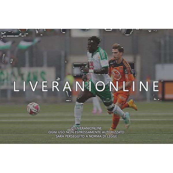 Moustapha SALL - 18.10.2014 - Lorient / Saint Etienne - 10eme journee de Ligue 1 Photo : Vincent Michel / Icon Sport /Agenzia Aldo Liverani sas - ITALY ONLY - EDITORIAL USE ONLY