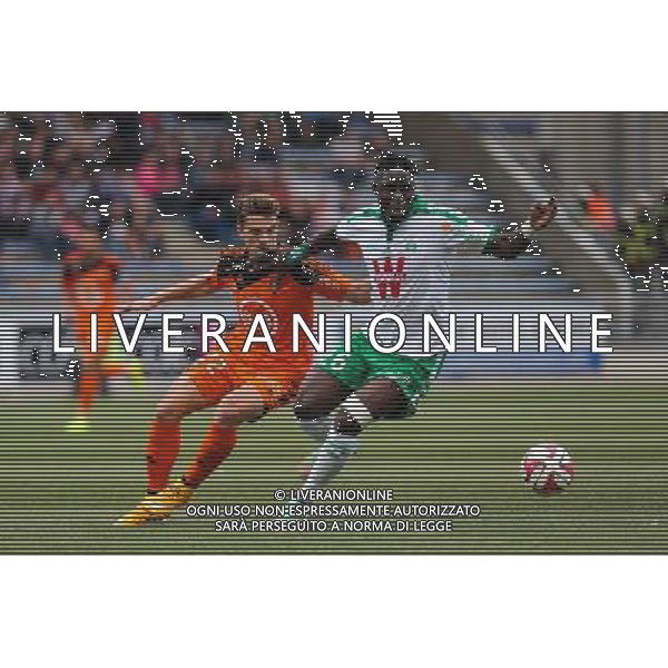 Moustapha SALL - 18.10.2014 - Lorient / Saint Etienne - 10eme journee de Ligue 1 Photo : Vincent Michel / Icon Sport /Agenzia Aldo Liverani sas - ITALY ONLY - EDITORIAL USE ONLY