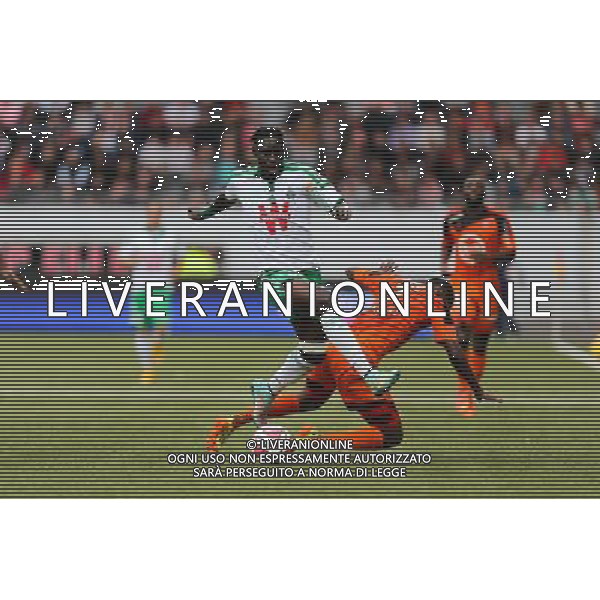 Moustapha SALL / Sadio DIALLO - 18.10.2014 - Lorient / Saint Etienne - 10eme journee de Ligue 1 Photo : Vincent Michel / Icon Sport /Agenzia Aldo Liverani sas - ITALY ONLY - EDITORIAL USE ONLY