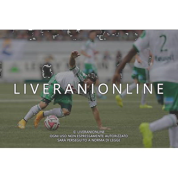 Romain HAMOUMA - 18.10.2014 - Lorient / Saint Etienne - 10eme journee de Ligue 1 Photo : Vincent Michel / Icon Sport /Agenzia Aldo Liverani sas - ITALY ONLY - EDITORIAL USE ONLY