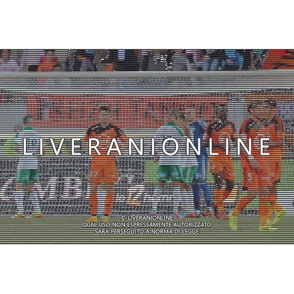 DECEPTION LORIENT Benjamin JEANNOT - 18.10.2014 - Lorient / Saint Etienne - 10eme journee de Ligue 1 Photo : Vincent Michel / Icon Sport /Agenzia Aldo Liverani sas - ITALY ONLY - EDITORIAL USE ONLY