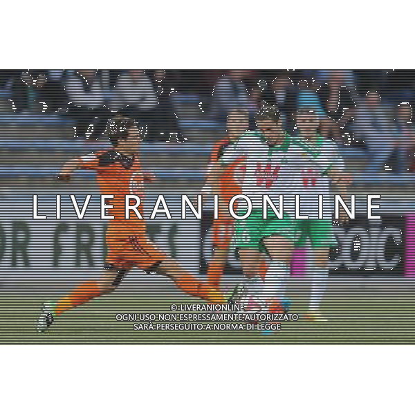 Jeremy CLEMENT / Mathieu COUTADEUR - 18.10.2014 - Lorient / Saint Etienne - 10eme journee de Ligue 1 Photo : Vincent Michel / Icon Sport /Agenzia Aldo Liverani sas - ITALY ONLY - EDITORIAL USE ONLY