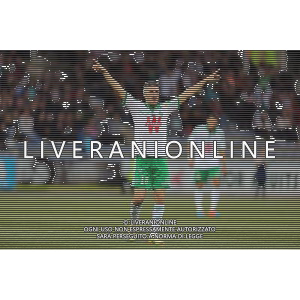 JOIE Fabien LEMOINE - 18.10.2014 - Lorient / Saint Etienne - 10eme journee de Ligue 1 Photo : Vincent Michel / Icon Sport /Agenzia Aldo Liverani sas - ITALY ONLY - EDITORIAL USE ONLY