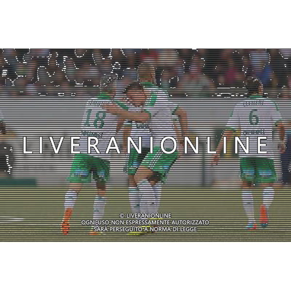 JOIE Fabien LEMOINE - 18.10.2014 - Lorient / Saint Etienne - 10eme journee de Ligue 1 Photo : Vincent Michel / Icon Sport /Agenzia Aldo Liverani sas - ITALY ONLY - EDITORIAL USE ONLY