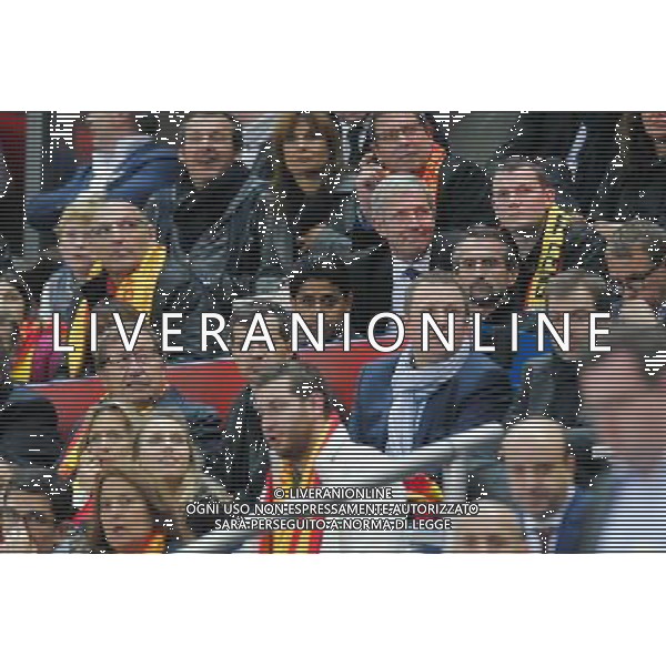 Guy ROUX / Nasser Al Khelaifi / Jean Claude Blanc - 17.10.2104 - Lens / PSG - 10eme journee de Ligue 1 Photo : Andre Ferreira / Icon Sport AG ALDO LIVERANI SAS ONLY ITALY