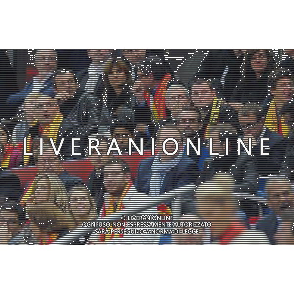 Guy ROUX / Nasser Al Khelaifi / Jean Claude Blanc - 17.10.2104 - Lens / PSG - 10eme journee de Ligue 1 Photo : Andre Ferreira / Icon Sport AG ALDO LIVERANI SAS ONLY ITALY