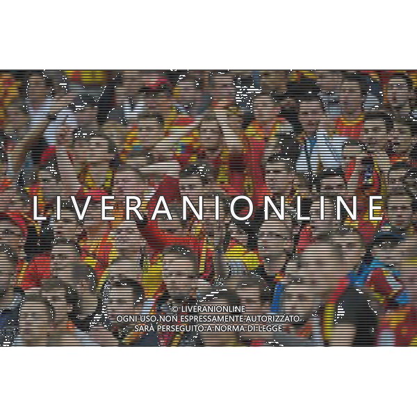 Supporters Lens - 17.10.2104 - Lens / PSG - 10eme journee de Ligue 1 Photo : Andre Ferreira / Icon Sport AG ALDO LIVERANI SAS ONLY ITALY