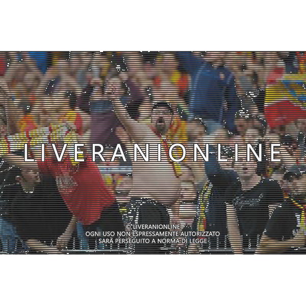 Supporters Lens - 17.10.2104 - Lens / PSG - 10eme journee de Ligue 1 Photo : Andre Ferreira / Icon Sport AG ALDO LIVERANI SAS ONLY ITALY