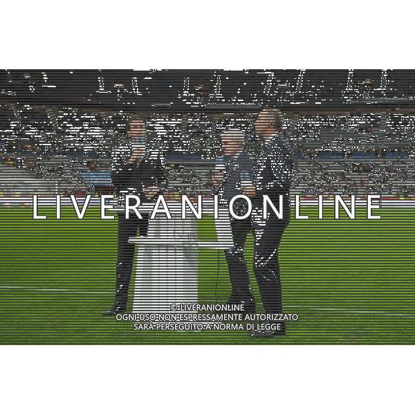 Illustration BeIN Sports / Florian GENTON / Luis FERNANDEZ / Eric ROY - 17.10.2104 - Lens / PSG - 10eme journee de Ligue 1 Photo : Andre Ferreira / Icon Sport AG ALDO LIVERANI SAS ONLY ITALY