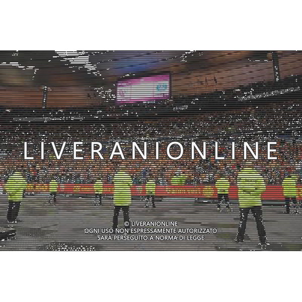 Illustration Stewards - 17.10.2104 - Lens / PSG - 10eme journee de Ligue 1 Photo : Andre Ferreira / Icon Sport AG ALDO LIVERANI SAS ONLY ITALY