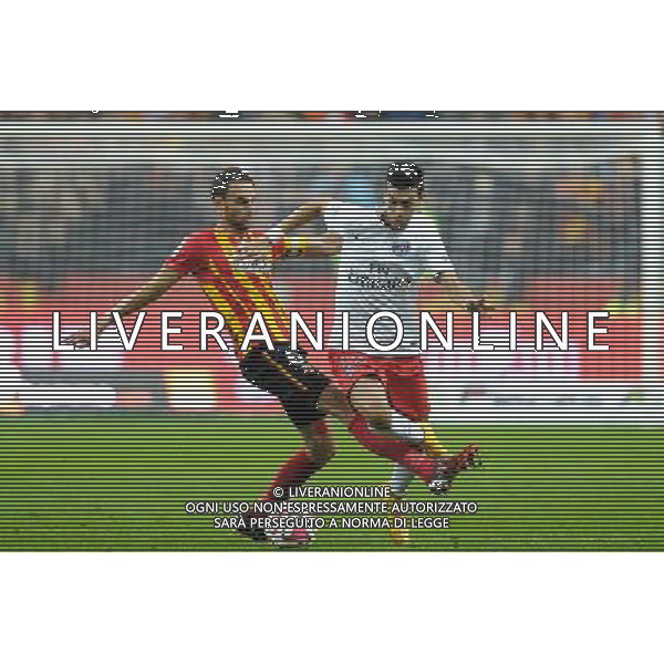 Jerome Le Moigne / Javier Pastore - 17.10.2104 - Lens / PSG - 10eme journee de Ligue 1 Photo : Andre Ferreira / Icon Sport AG ALDO LIVERANI SAS ONLY ITALY