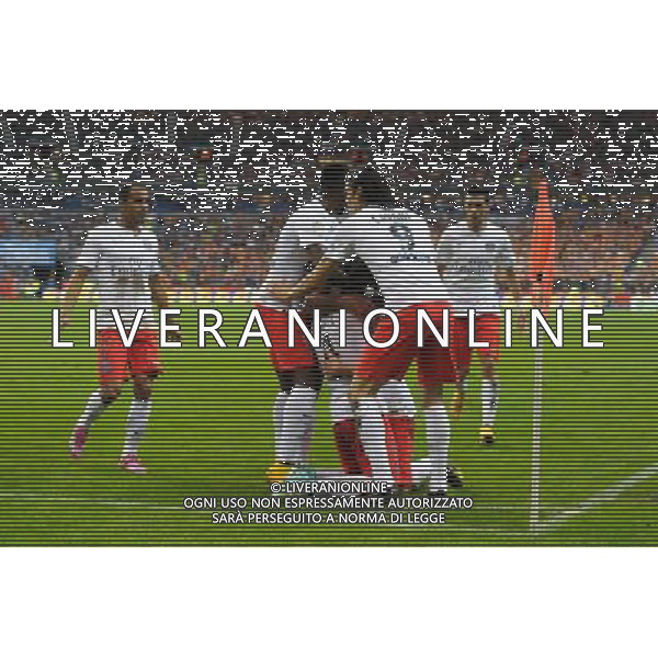 Joie PSG / Yohan Cabaye - 17.10.2104 - Lens / PSG - 10eme journee de Ligue 1 Photo : Andre Ferreira / Icon Sport AG ALDO LIVERANI SAS ONLY ITALY