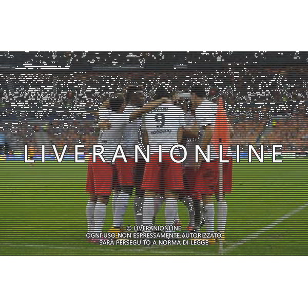 Joie PSG / Yohan Cabaye - 17.10.2104 - Lens / PSG - 10eme journee de Ligue 1 Photo : Andre Ferreira / Icon Sport AG ALDO LIVERANI SAS ONLY ITALY