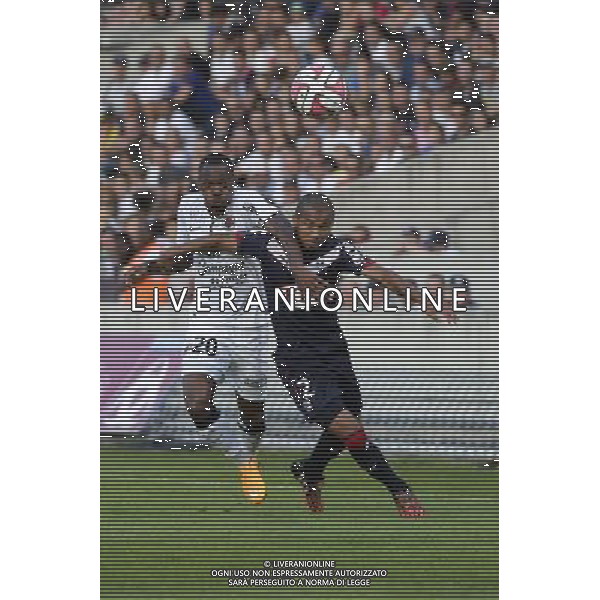 Herve BAZILE / Mariano FERREIRA FILHO - 19.10.2014 - Bordeaux / Caen - 10eme journee Ligue 1 Photo : Caroline Blumberg / Icon Sport *** Local Caption *** AG ALDO LIVERANI SAS ONLY ITALY *** Local Caption *** AG ALDO LIVERANI SAS ONLY ITALY