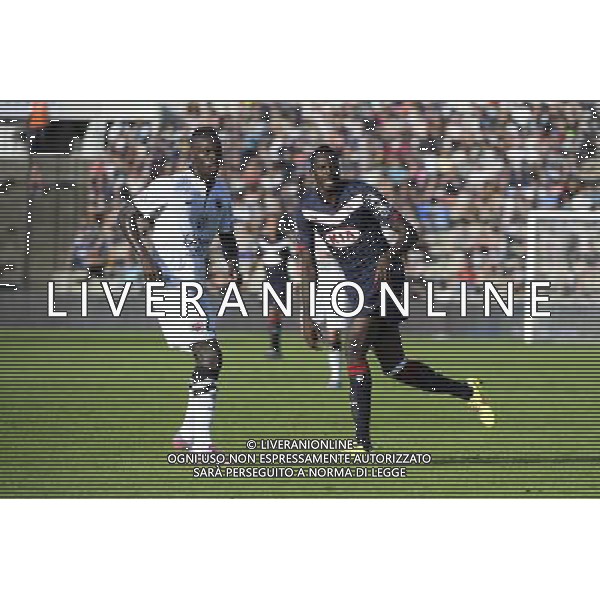 Yrondu MUSAVU KING / Cheick DIABATE - 19.10.2014 - Bordeaux / Caen - 10eme journee Ligue 1 Photo : Caroline Blumberg / Icon Sport *** Local Caption *** AG ALDO LIVERANI SAS ONLY ITALY *** Local Caption *** AG ALDO LIVERANI SAS ONLY ITALY