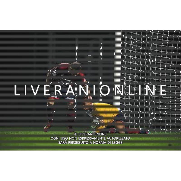 Harry NOVILLO / JOUEUR DE CHAMP REMPLACE LE GOAL - 17.10.2014 - Clermont / Ajaccio - 11eme journee de Ligue 2 - Photo : Jean Paul Thomas / Icon Sport AG ALDO LIVERANI SAS ONLY ITALY