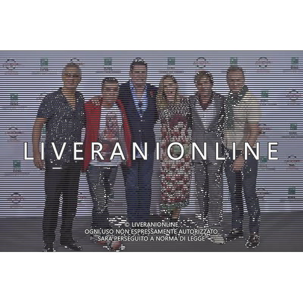 Roma - 20/10/2014 - Auditorium Parco della Musica - Festival Internazionale del Film di Roma - Photocall del film \' Soul Boys of the Western World \' - nella foto: La regista George Hencken con il gruppo Spandau Ballet / Ph. Fabrizio Corradetti - Ag. Aldo Liverani sas