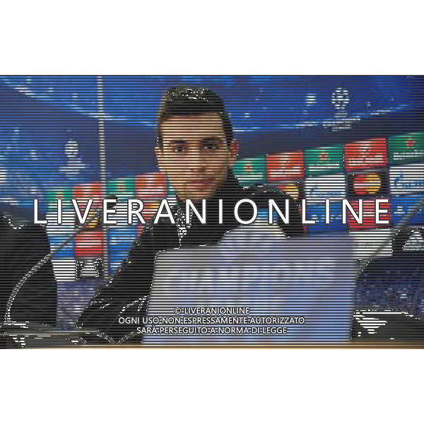 Javier PASTORE - 20.10.2014 - Conference de presse - Paris Saint Germain - Ligue des Champions Photo : Dave Winter / Icon Sport AG ALDO LIVERANI SAS ONLY ITALY
