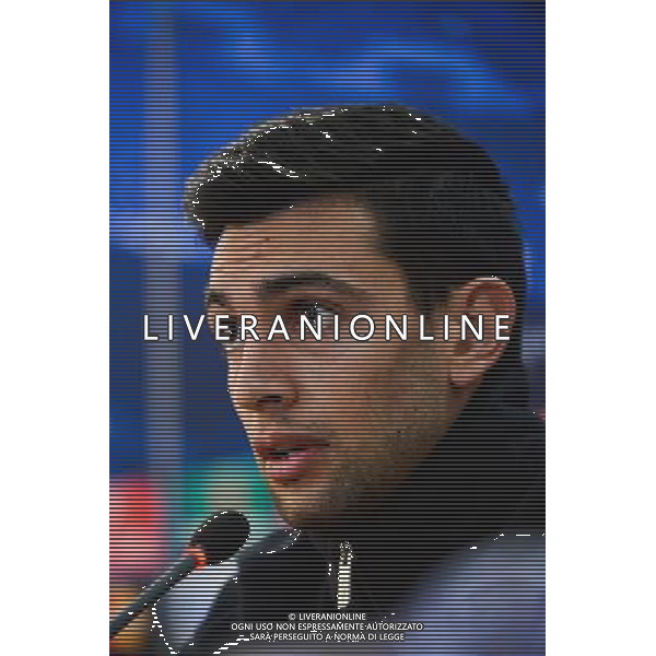 Javier PASTORE - 20.10.2014 - Conference de presse - Paris Saint Germain - Ligue des Champions Photo : Dave Winter / Icon Sport AG ALDO LIVERANI SAS ONLY ITALY