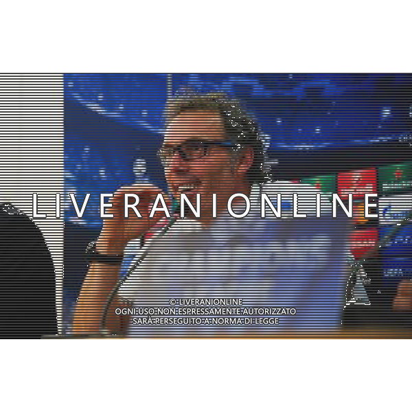 Laurent BLANC - 20.10.2014 - Conference de presse - Paris Saint Germain - Ligue des Champions Photo : Dave Winter / Icon Sport AG ALDO LIVERANI SAS ONLY ITALY