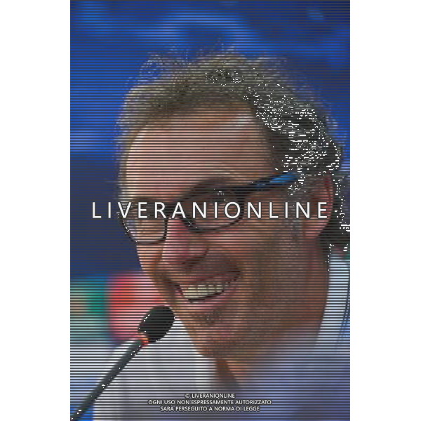 Laurent BLANC - 20.10.2014 - Conference de presse - Paris Saint Germain - Ligue des Champions Photo : Dave Winter / Icon Sport AG ALDO LIVERANI SAS ONLY ITALY