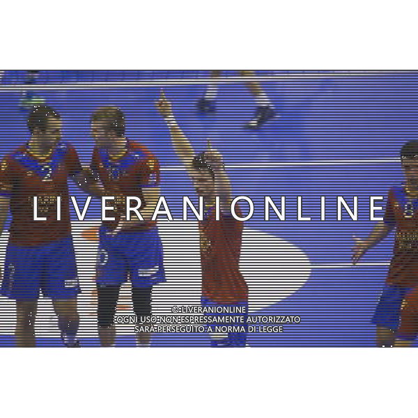 Joie Ajaccio - 18.10.2014 - Sete / Ajaccio - 1ere journee Ligue A Photo : Nicolas Guyonnet / Icon Sport AG ALDO LIVERANI SAS ONLY ITALY
