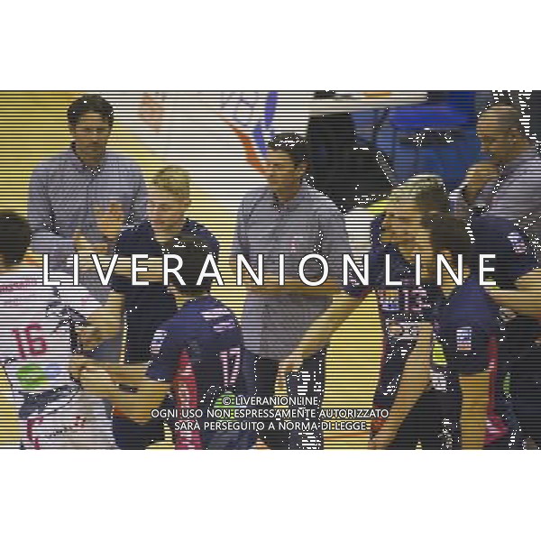 Patrick DUFLOS - 18.10.2014 - Sete / Ajaccio - 1ere journee Ligue A Photo : Nicolas Guyonnet / Icon Sport AG ALDO LIVERANI SAS ONLY ITALY