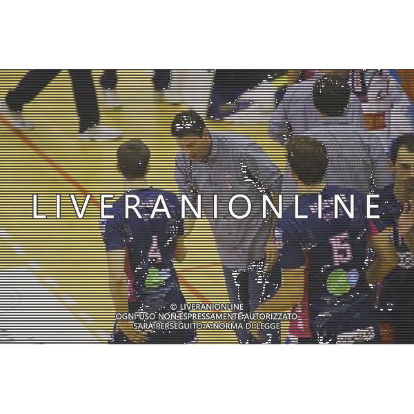 Patrick DUFLOS - 18.10.2014 - Sete / Ajaccio - 1ere journee Ligue A Photo : Nicolas Guyonnet / Icon Sport AG ALDO LIVERANI SAS ONLY ITALY