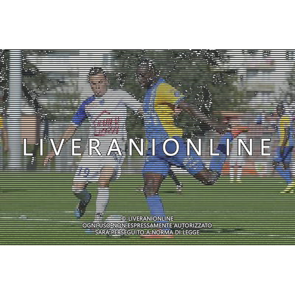 Ibrahima SECK / Karim AZAMOUM - 18.10.2014 - Creteil / Troyes - 11 eme journee de Ligue 2 Photo : Aurelien Meunier / Icon Sport ag aldo liverani sas only italy
