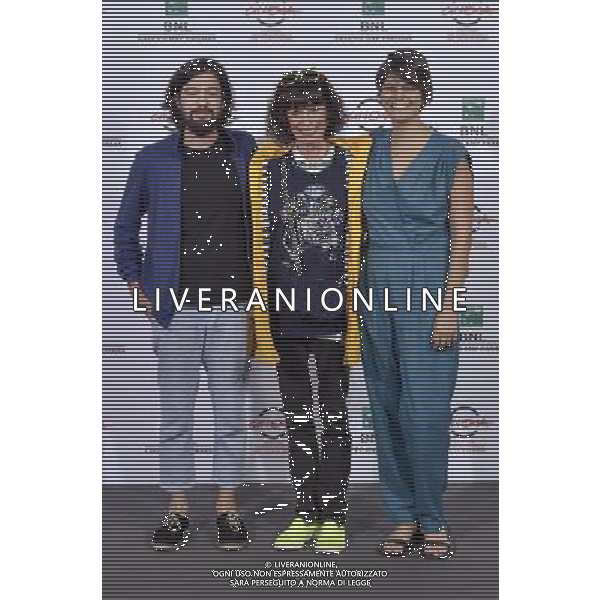 Roma - 20/10/2014 - Auditorium Parco della Musica - Festival Internazionale del Film di Roma - Photocall del film \' Sand Dollars \' - nella foto: Geraldine Chaplin con Laura Amelia Guzman e Israel Cardenas i registi del film / Ph. Fabrizio Corradetti - Ag. Aldo Liverani sas