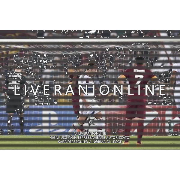 Roma - 21/10/2014 - Stadio Olimpico - Uefa Champions League 2014/2015 - AS Roma vs Bayern Monaco - nella foto: Mario Gotze esulta dopo il gol / Ph Fabrizio Corradetti - Ag. Aldo Liverani sas