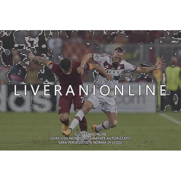 Roma - 21/10/2014 - Stadio Olimpico - Uefa Champions League 2014/2015 - AS Roma vs Bayern Monaco - nella foto: Ribery ed Iturbe / Ph Fabrizio Corradetti - Ag. Aldo Liverani sas